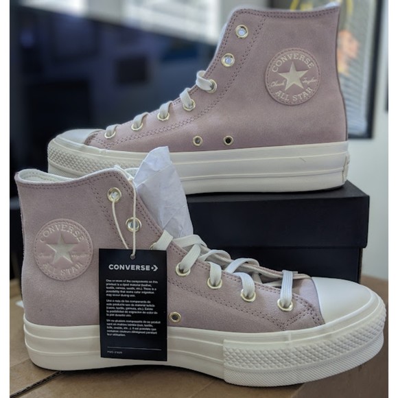 Converse Shoes - NIB Converse CTAS Mauve Lift Platform Earthy Neutrals Women's High Top Shoes W10